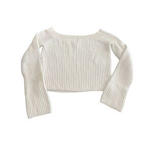 H &M cropped of the shoulder sweater size M